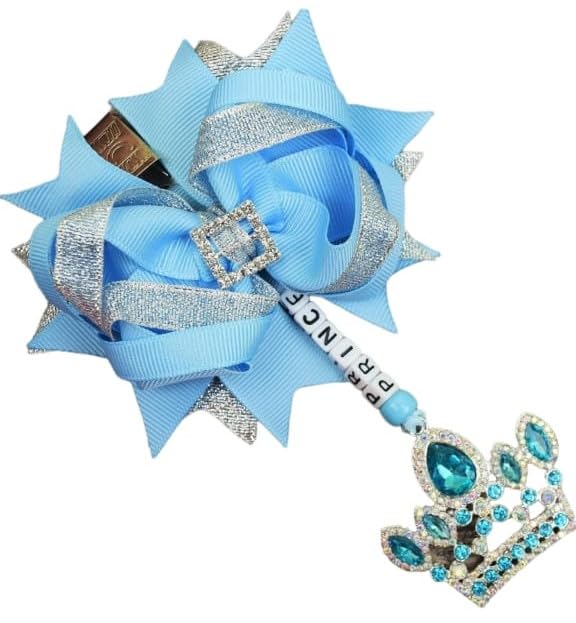 Stunning Pram Charm In Baby Blue Colors For Boys (Personalised Blue Pram Charm)