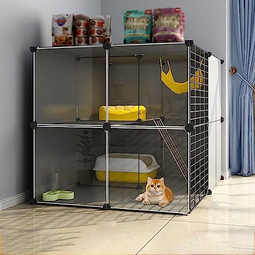 Enclos pour chat démontable et parc d'exercice intérieur pour chiot