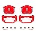 Power Stop Rear S4726 Pair of High-Temp Red Calipers For DeVille, Astro, Silverado 1500, Silverado 1500, Suburban 1500, Tahoe, Safari, Sierra 1500, Sierra 1500, Yukon, Yukon XL 1500 [Model Specific]