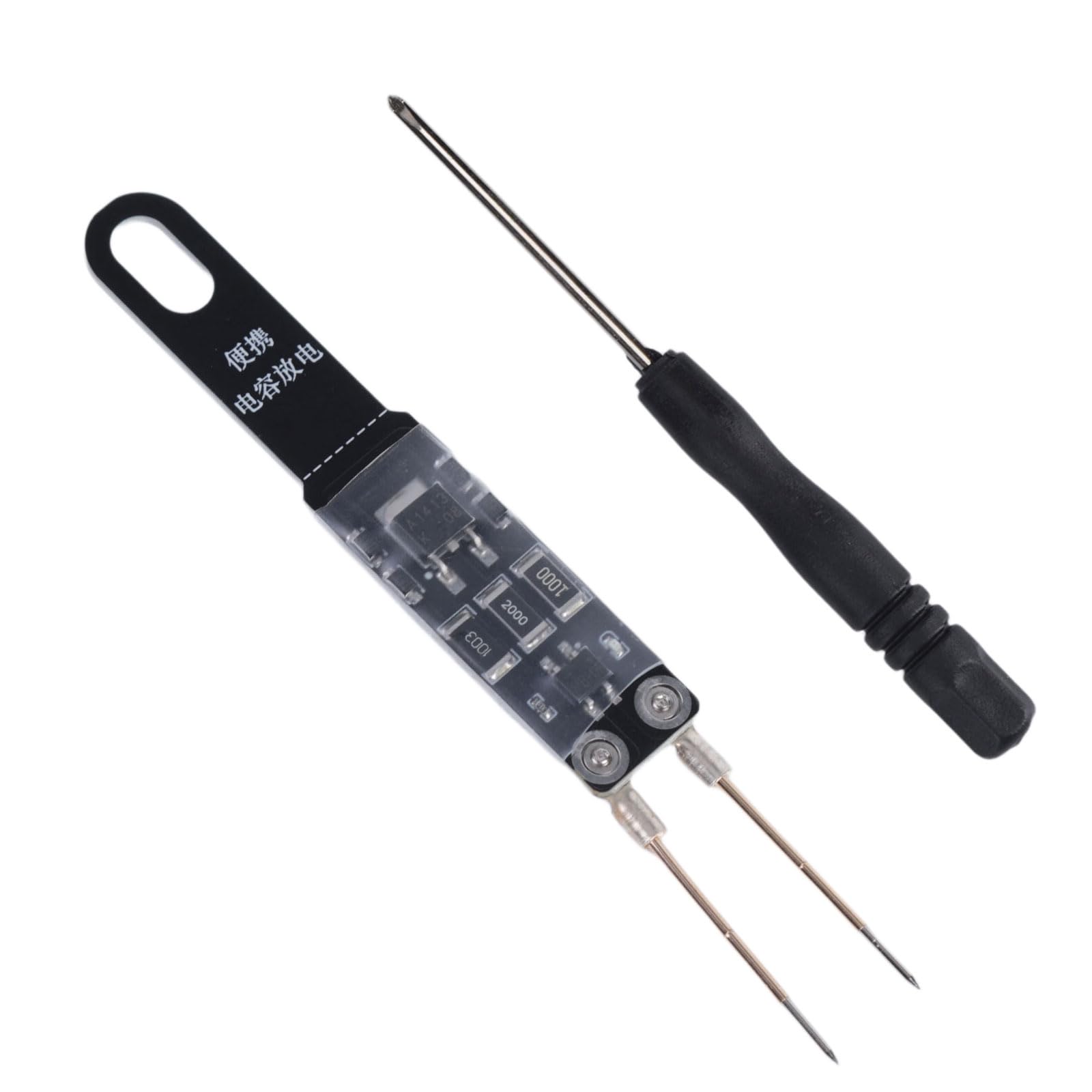 Newft Professional Capacitor Discharger Tool For Electricians With Safe Discharging Function And Construction Electrical Maintenance Tool