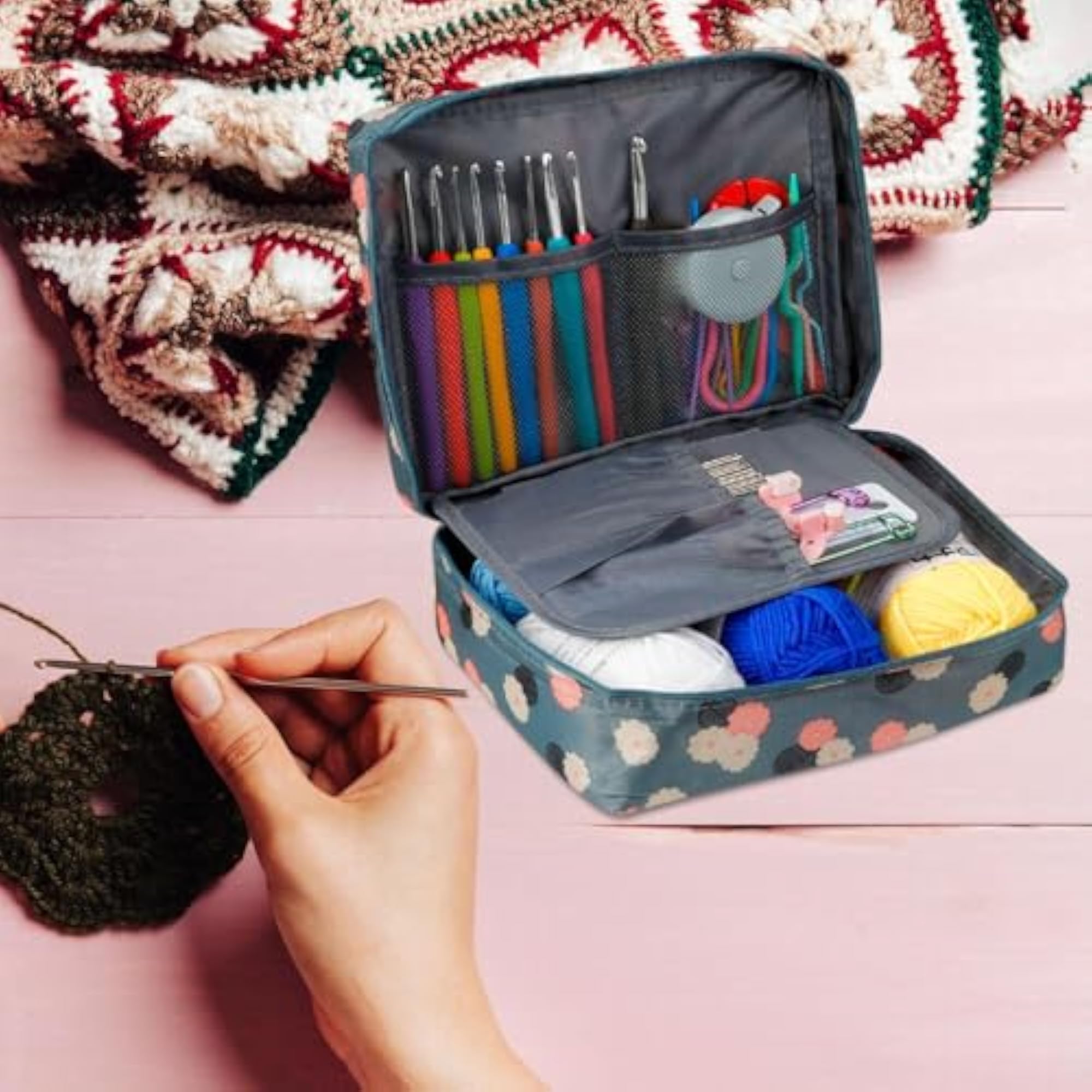 Crochet Hooks Set Crochet Accessories for Beginners