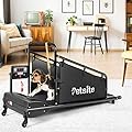 PETSITE Small Dog Treadmill, Pet Running Machine for Indoor Exercise with 1.4 Inch LCD Screen and Remote Control, 200 LBS Capacity