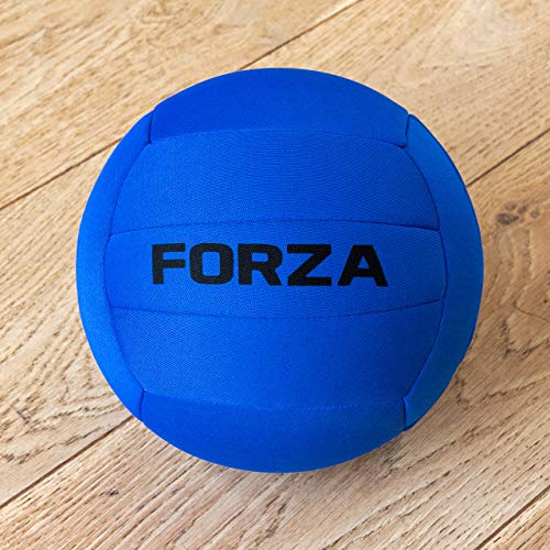 Ballon prisonnier en tissu FORZA 18cm rouge ou bleu en pack pour jeux enfants