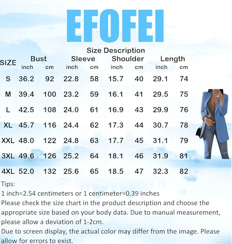 EFOFEI Damen Schlank Bequem Passen Einfarbig Slim Fit Jacke Sommer Herbst Freizeit Coat Schuljacke Orange L