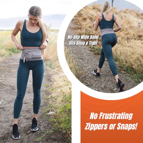 Alpaca Conceal Unisex Running Belt - Running Gear for Women and Men - Waist Phone Holder for Running - Travel Security Money Belt - Hidden Wallet Travel Safety - Anti Pickpocket Waistband - Large - Image 4