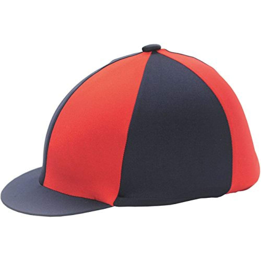 Hy Two Tone Lycra Hat Silk (One Size) (Navy/Red)