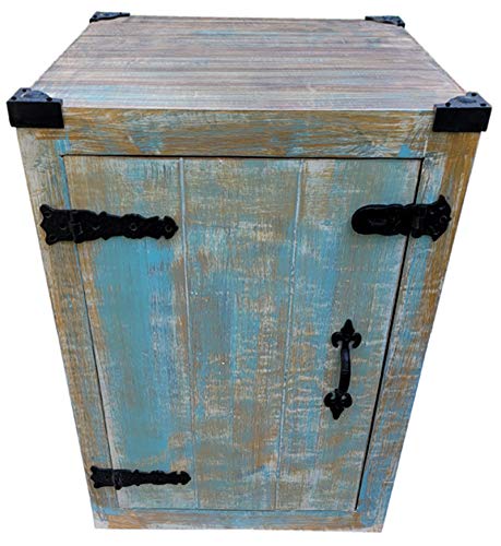 Adonai Hardware Vintage Wooden Chest Trunk Box with Antique Cast Iron Accessories (Ruhamah)-picture-12