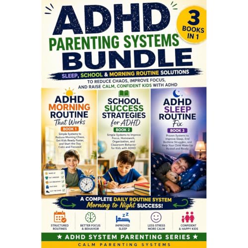 ADHD Parenting Systems Bundle (3 Books in 1) Audiolibro Por Prakriti Sinha arte de portada
