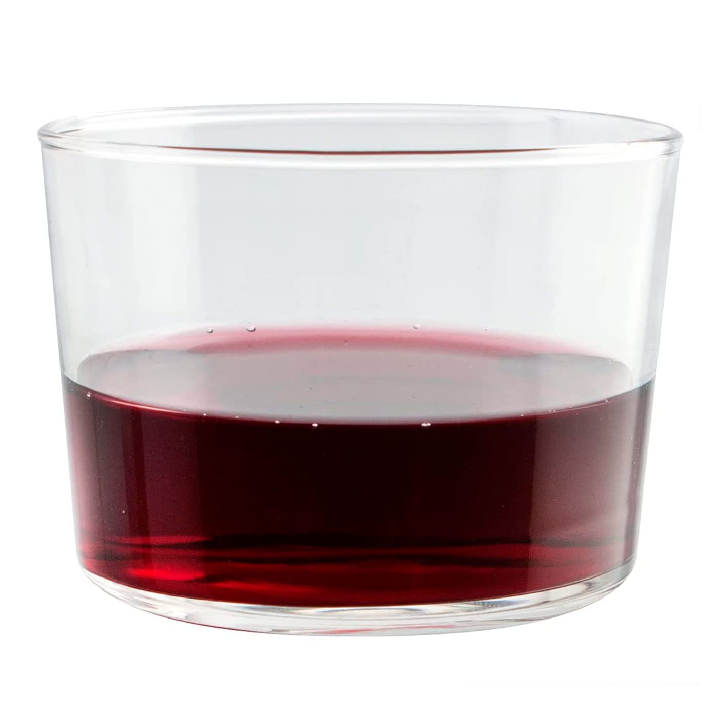 Set de 12 vasos de cristal 23 cl, modelo Chiquito, juego de vasos bajos para agua, bebidas, 8 x 5,7 cm, resistentes, ligeros, aptos para lavavajillas