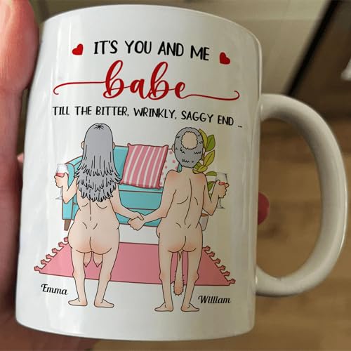 Taza para Parejas Divertidas Personalizada de Cerámica 11 oz miniatura 3
