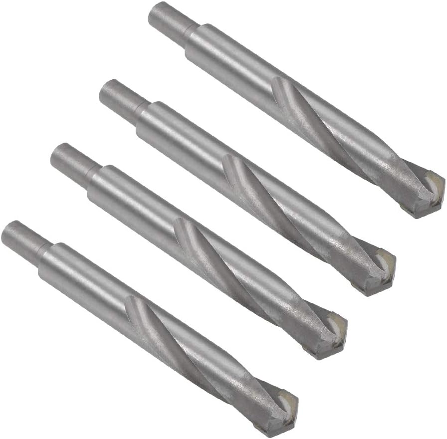uxcell Cemented Carbide Twist Drill Bits 16mm Metal Drill Cutter for Stainless Steel Copper Aluminum Zinc Alloy Iron 4 Pcs