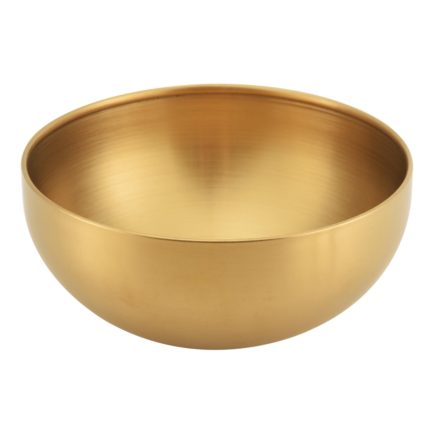 Aboiledy Gold 6 Inch Stainless Steel Mixing Bowl, Large Capacity En Salad Ramen Soup Rice Noodle Bowl For Kitchen Use