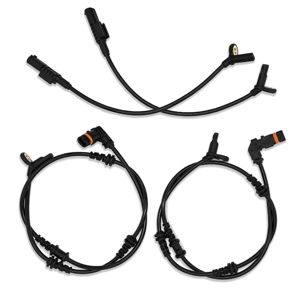 Sensore Velocità ABS SET (4 Pezzi) Sensore Di Velocità Della Ruota ABS Anteriore Posteriore Per Benz W164 ML350 ML320 GL350 GL450 R350 1645400717 + 1645400917 Sensore ABS auto