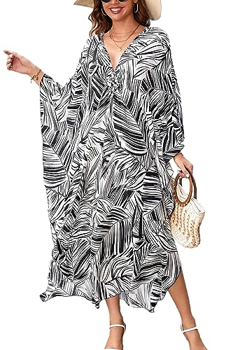 Kimonos y vestido largo de playa kaftan pareos cover ups transpirables para mujer