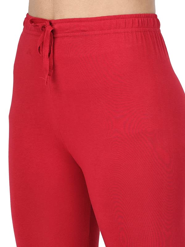 Image of Robinbosky Cotton Churidhar Leggings for Women - Stylish, Stretchable & Flattering Fit for All-Day Comfort