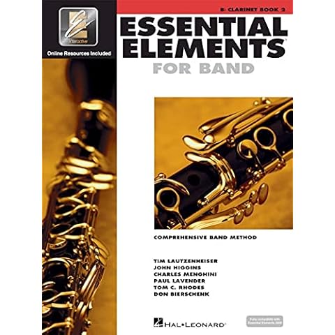 Essential Elements Band w/EEi: Comprehensive Band Method, Bb Clarinet Book 2 Bk/Online Media Cover