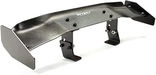 Integy RC Model C24896BLACK Realistic 1/10 Size Aluminum Rear Wing 165mm Width