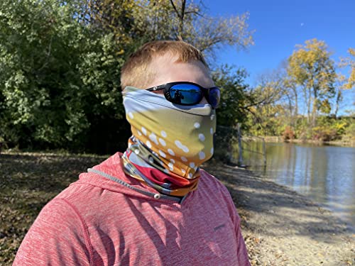 Teton Outdoors Trout Series Performance Neck Gaiter Sun Buff Uv Protection For Men & Women Fishing Paddling Kayaking (Brook Trout) #TOP6