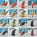 Savlot Hundejacke Winterweste Jacken Hundemantel Hundepullover Haustier Skifahren Kostüm Ärmellose Baumwolle Gepolsterte Weste Mit Brustgurt Gurt - Rot, 3XL