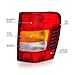 AmeriLite 1999-2004 Replacement Brake Tail Lights For Jeep Grand Cherokee - Passenger and Driver Side