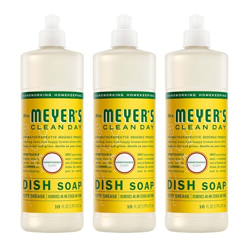 MRS. MEYER'S CLEAN DAY Liquid Dish Soap,...