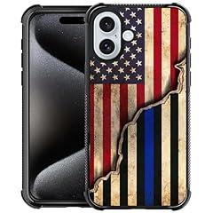 Red and blue splicing of the American flag