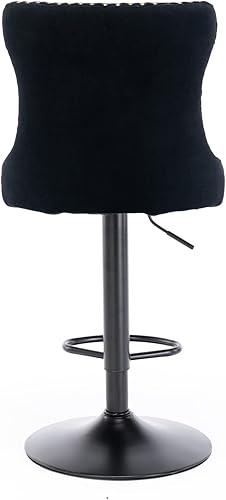 Miniatura 4 de Sillas para Barra de Cocina, Bancos para Barra de Cocina, juego de 2 sillas giratorias de bar de cocina con respaldo, para el hogar pub e isla