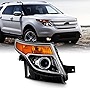 AKKON - For 2011-15 Ford Explorer Passenger Side Only Projector Headlight Assembly Chrome Housing Clear Lens