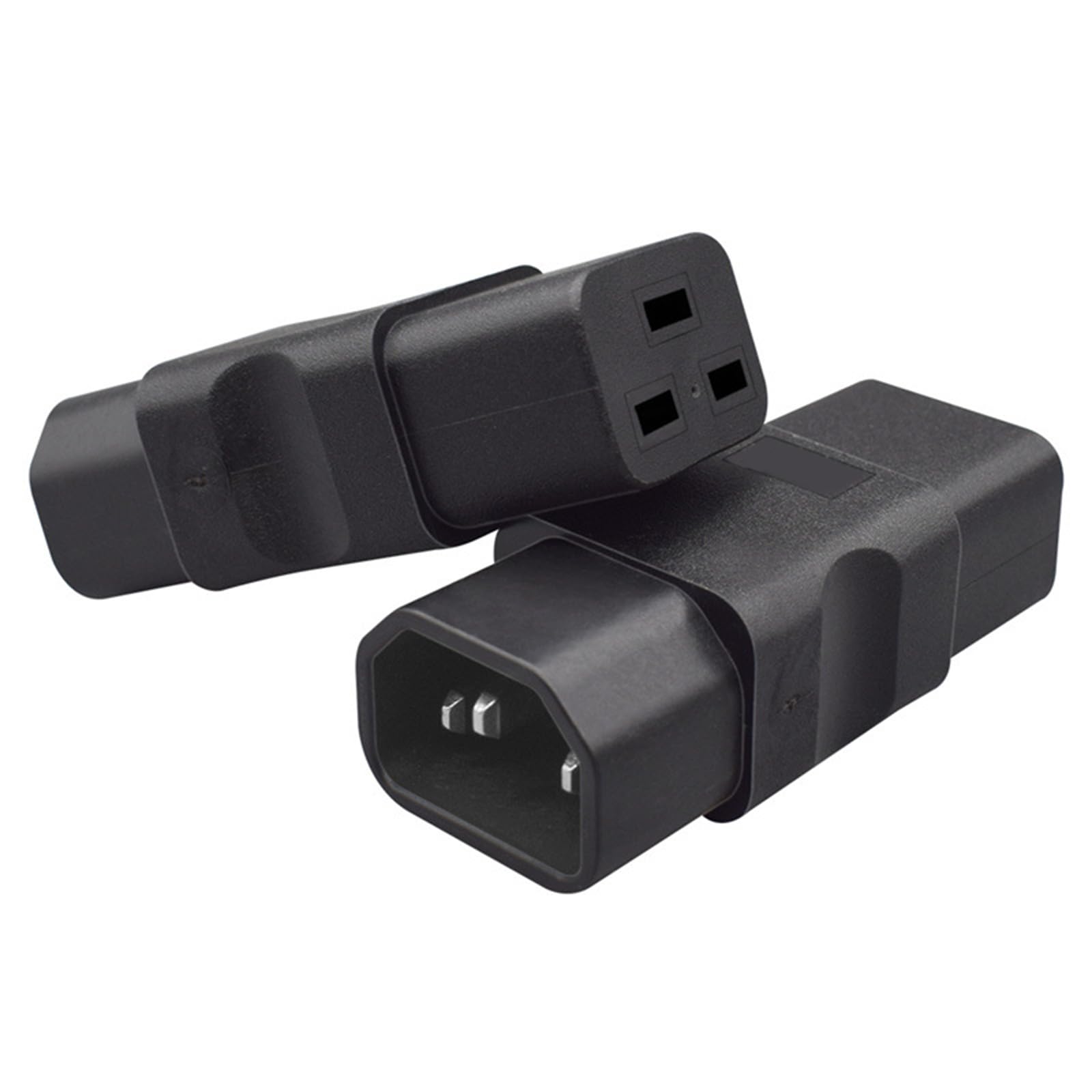 Convertitore di alimentazione IEC C14 a C19 adattatore, 10A maschio a 16A femmina connettore elettrico in PVC per elettronica