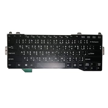 VMS INDIAKeyboard TI for Fujitsu S904 S935 S936 S937 T904 T935 T936 with Backlit