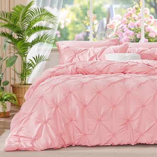 Image of BEDELITE California King Comforter Set Pink,Lightweight & Soft Comforter