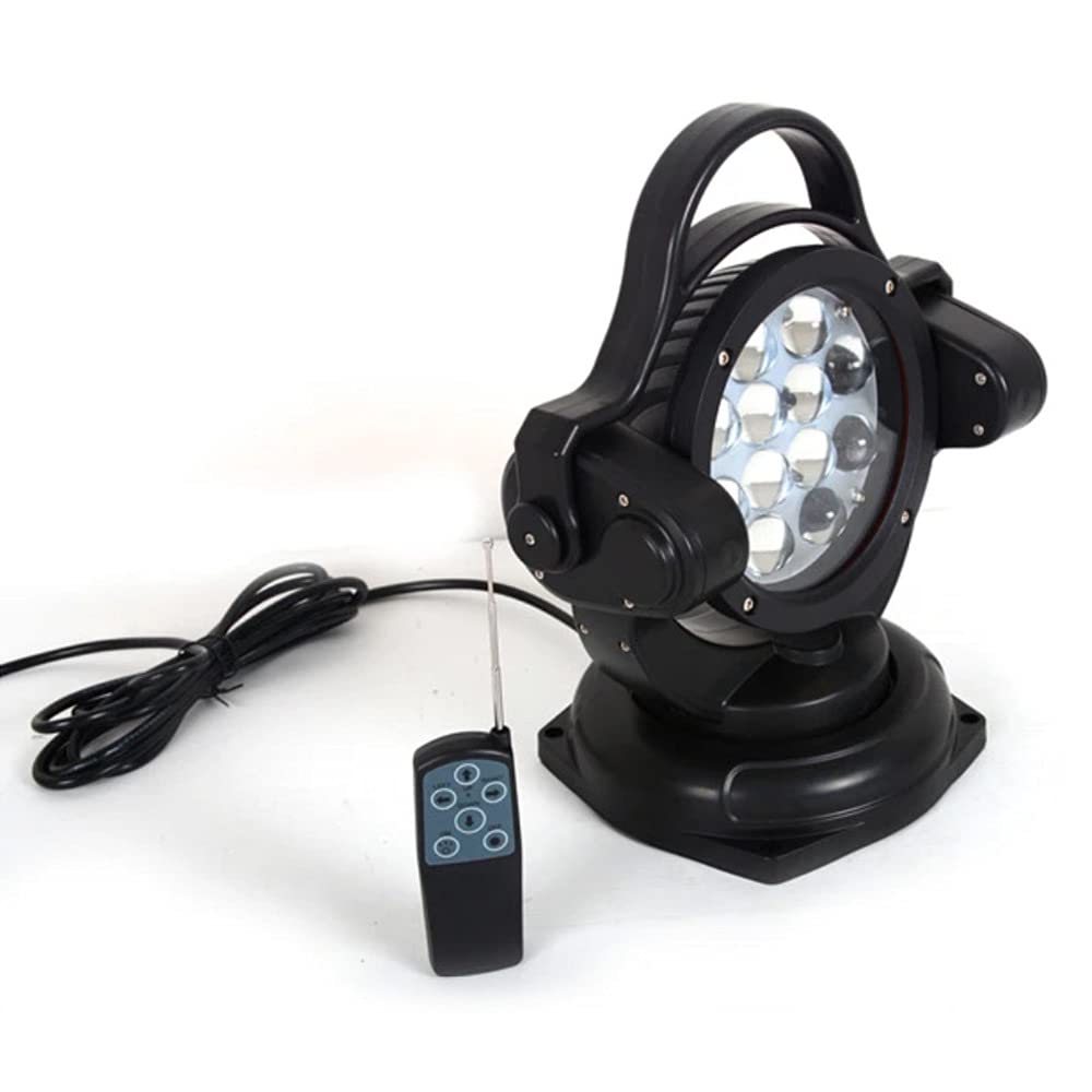 SXMA 60W LED Suchscheinwerfer mit Fernbedienung 360 Grad Drehung Led Arbeitslicht Spot Led Fahrlicht für Autos SUV Trucks Boote