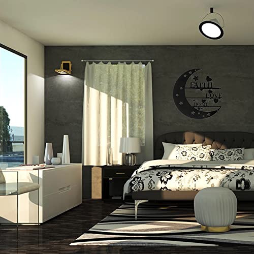 Aboxoo Home, Love And Faith The Moon And Back Wall Art thumb #5