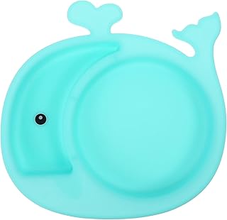 KOMBIUDA Prato De Jantar Placas De Silicone Para Crianças Placas De Sucção Divididas Placas Divididas Para Crianças Placas De Ventosa Para Crianças Descanso De Utensílio De Silicone