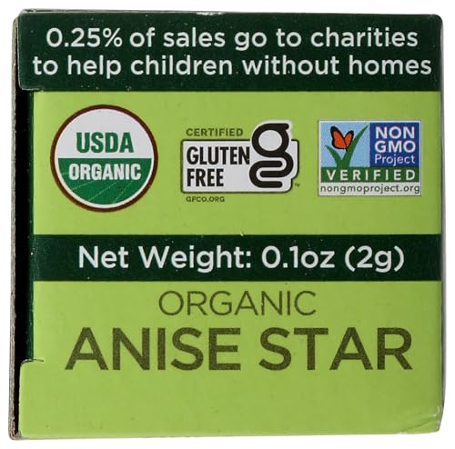 image for SPICELY Organic Whole Anise Star, 0.1 OZ, 0.1 Ounce