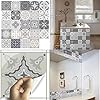 24 stuks wandtegelstickers, vloerwandtegel Transfers Sticker zelfklevende Peel en Stick Backsplash DIY Tegels Decals…