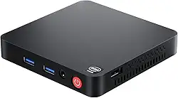 Beelink T5 Mini pc Celeron N4020(4M Cache,up to 2.8GHz), 4G DDR+64G eMMC, 2.4G/5GWiFi, Mini Computer Supports 4K Dual HDMI/4*USB3.0/BT5.0,Gigabit Network