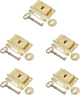 Homoyoyo 5 Conjuntos De Fechadura De Gaveta Dourada Fechadura De Gaveta Decorativa Fechadura De Gaveta Quadrada Fechadura De Gaveta Antiga Fechadura De Segurança De Gaveta Fechadura De