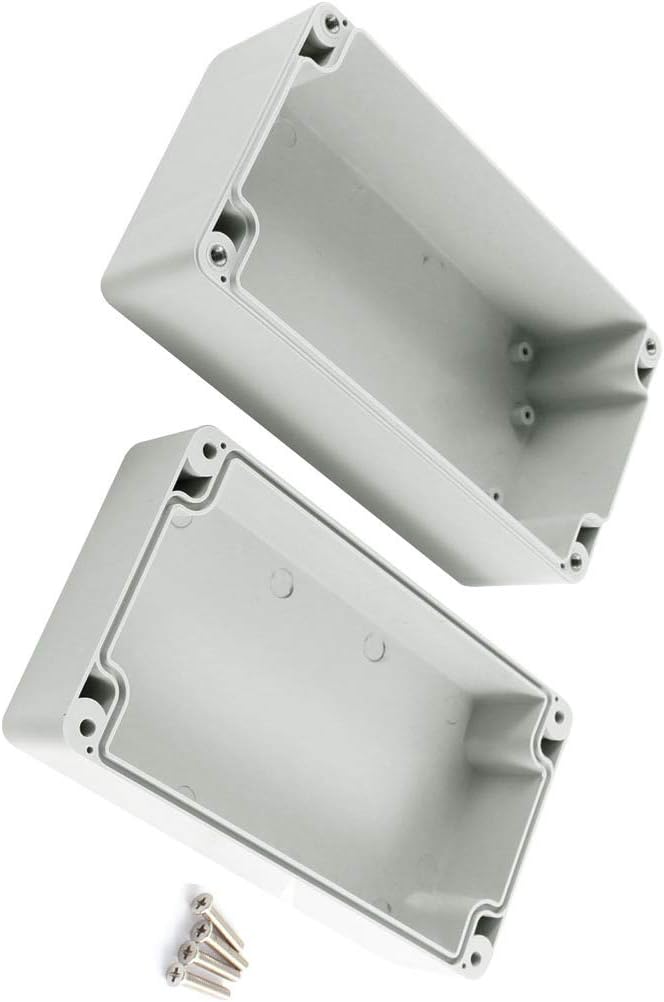 Aexit Waterproof Plastic Electrical Boxes, Conduit & Fittings Electronic Project Junction Box 156 x 87 Electrical Boxes x 75mm