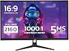 YEYIAN ODRAZ 27 inch IPS Panel HDR 4K UHD Slim Bezel PC Gaming Monitor 3840x2160, 1 Billion Colors, 99% sRGB, 300cdm2, 1000:1, 60Hz 5ms, 16:9, 178°, G-Sync, FreeSync, DPHDMIUSB, Speakers, VESA