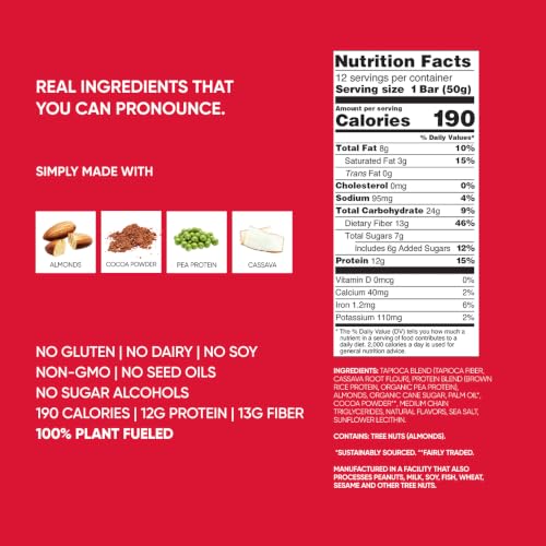 Image of TRUBAR Vegan Protein Bar, Peppermint Please, Plant Based, 12ct