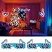 DAHAKII 12 Packs 3D Heart Glasses 3D Diffraction Glasses Holographic Imagies -Transform Lights into Magical