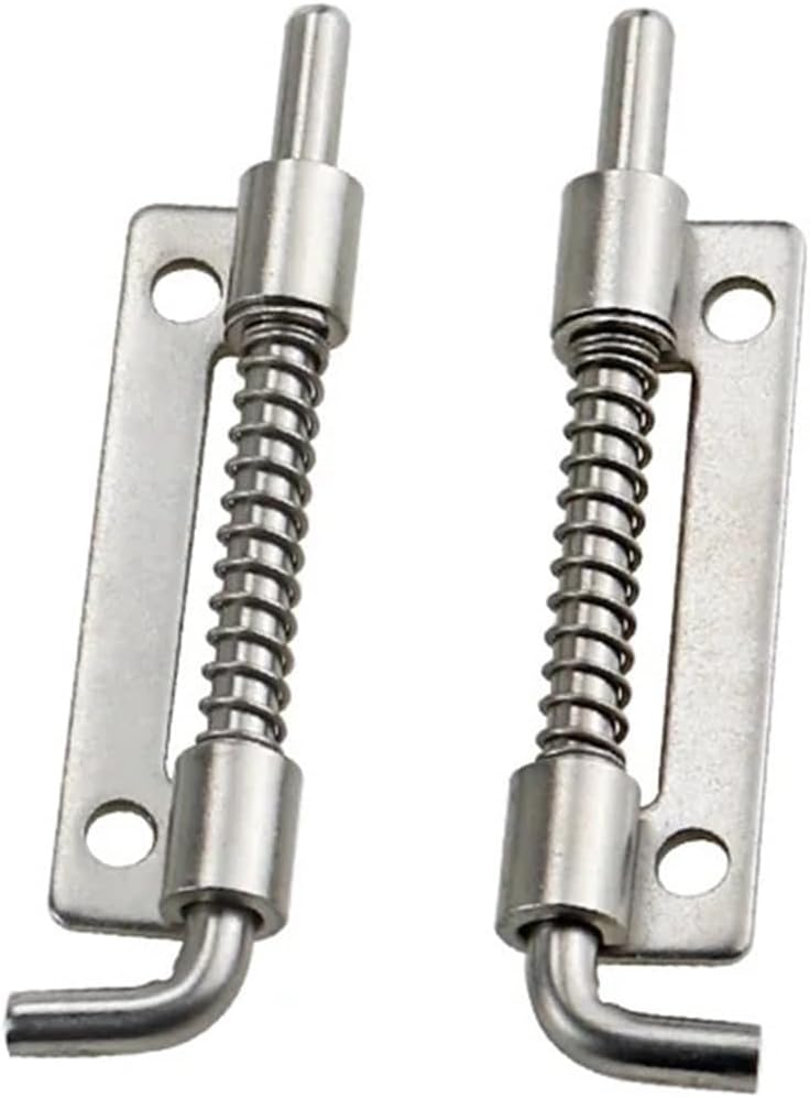 Stainless Steel Spring Pin Hinge Automation Equipment Industrial Cabinet Door 1Pcs(Left-(85x17.5))