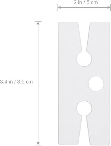 Miniatura 2 de Bridas de clip para globos, globos de fácil sellado para decoración de fiestas, 100 unidades, forma de H