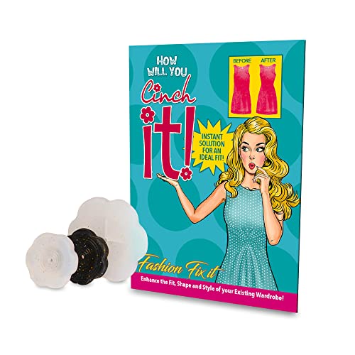 Juego De 4 Pinzas Elásticas A La Moda, Ajuste De Clips De Cincha Para Vestido, Ajuste Ajustable, Ropa De Acero Inoxidable, Clips Para Guantes, Clips De Cintura Retro, Cárdigan, Clip De