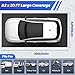 8.2x20 FT Garage Floor Mat, 2.8mm Thickened Garage Flooring Heavy Duty Rubber Garage Floor Mats for Under Car, Diamond Plate Garage Mat for Garage, Workshop, Enclosed Trailer