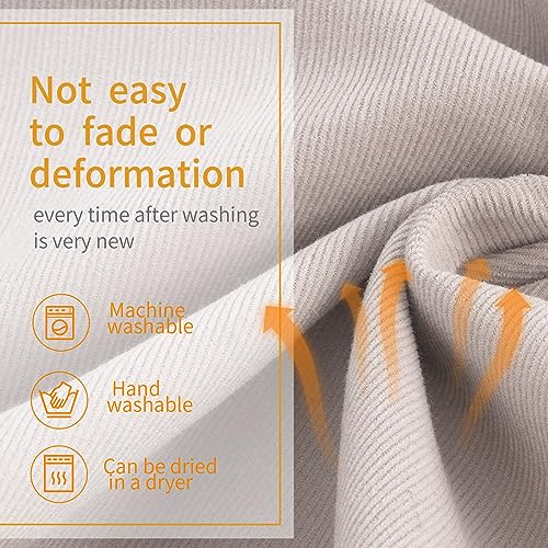 Image of Corduroy Baby Lounger Cover for Dockatot Deluxe + | 100% Cotton Hypoallergenic Newborn Premium Quality Spare Cover(Cover Only) (Grey)