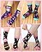 Glitopper 6 Pairs Anime Socks for Women Teen Girls Funny Casual Cotton Crew Socks Birthday Christmas Gifts for Anime Lovers