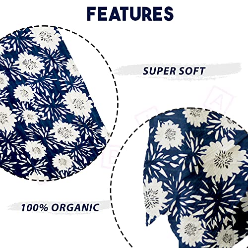 Image of BEMBIKA Bamboo Muslin Swaddle Wrap Baby 120X110 Cm Stroller Blanket Receiving Blanket for Newborn (Orchid)