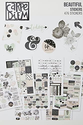 Simple Stories Carpe Diem Beautiful Stickers, Paper, Multi-Colour, 20.9 x 14 x 0.4 cm